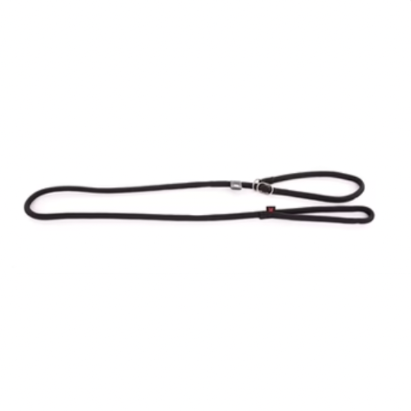 Hundeleine mit Halsband Nylon Rund Schwarz 180 CMX1,3CM